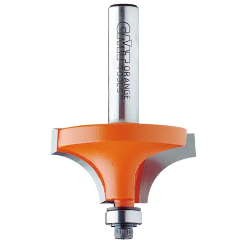 CMT C939 Zaoblovací fréza vydutá s ložiskem - R 4,75 mm, D 22,2 x 12,7 mm, S=8, HW