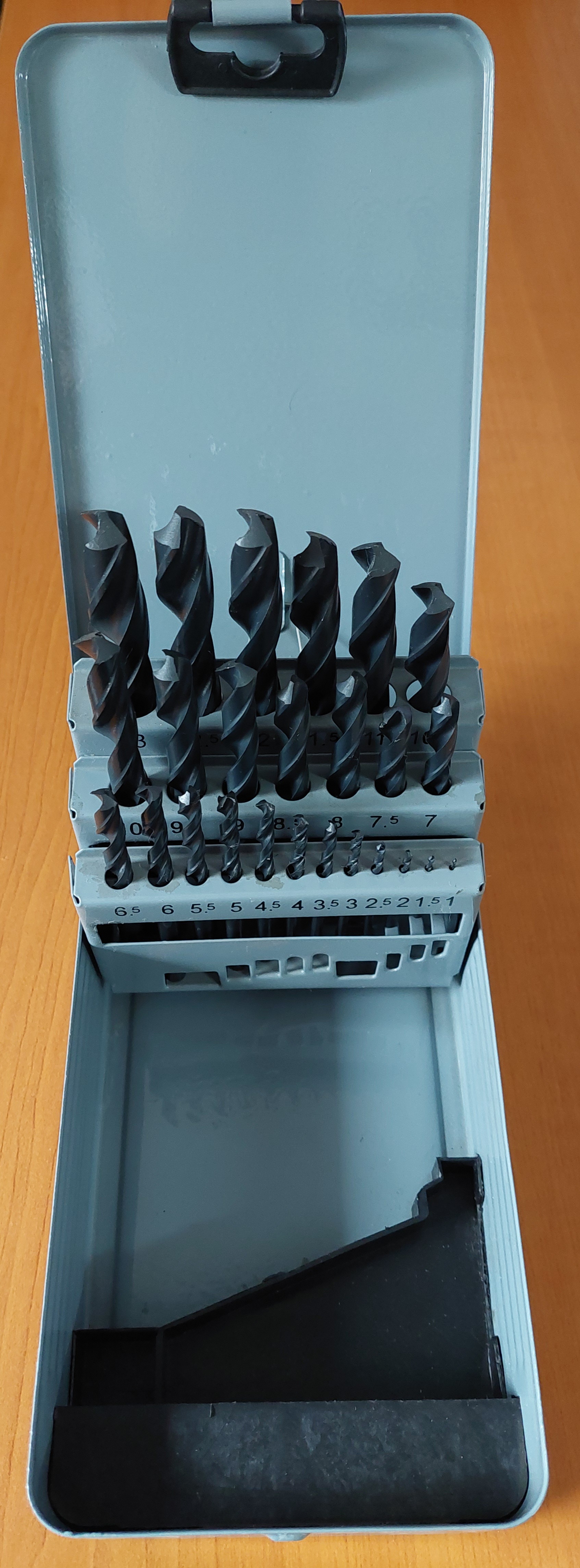 MAGG Sada vrtáků HSS do kovu 25 ks, 1,0 mm - 13,00 mm, DIN 338