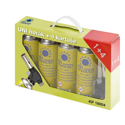 MEVA UNI HOŘÁK + 4 kartuše, UKP18004