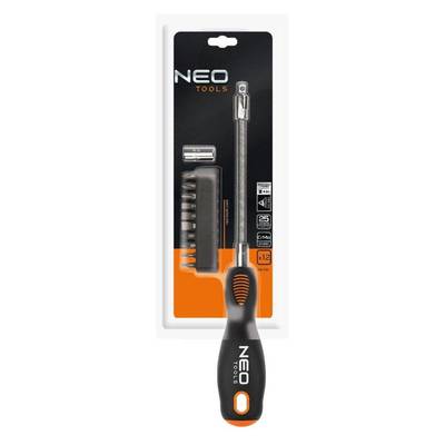 Šroubovák ohebný Neo Tools se sadou bitů