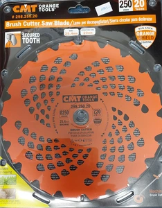 CMT Nůž křovinořezu - D250x2,2 d25,4 Z20 HM