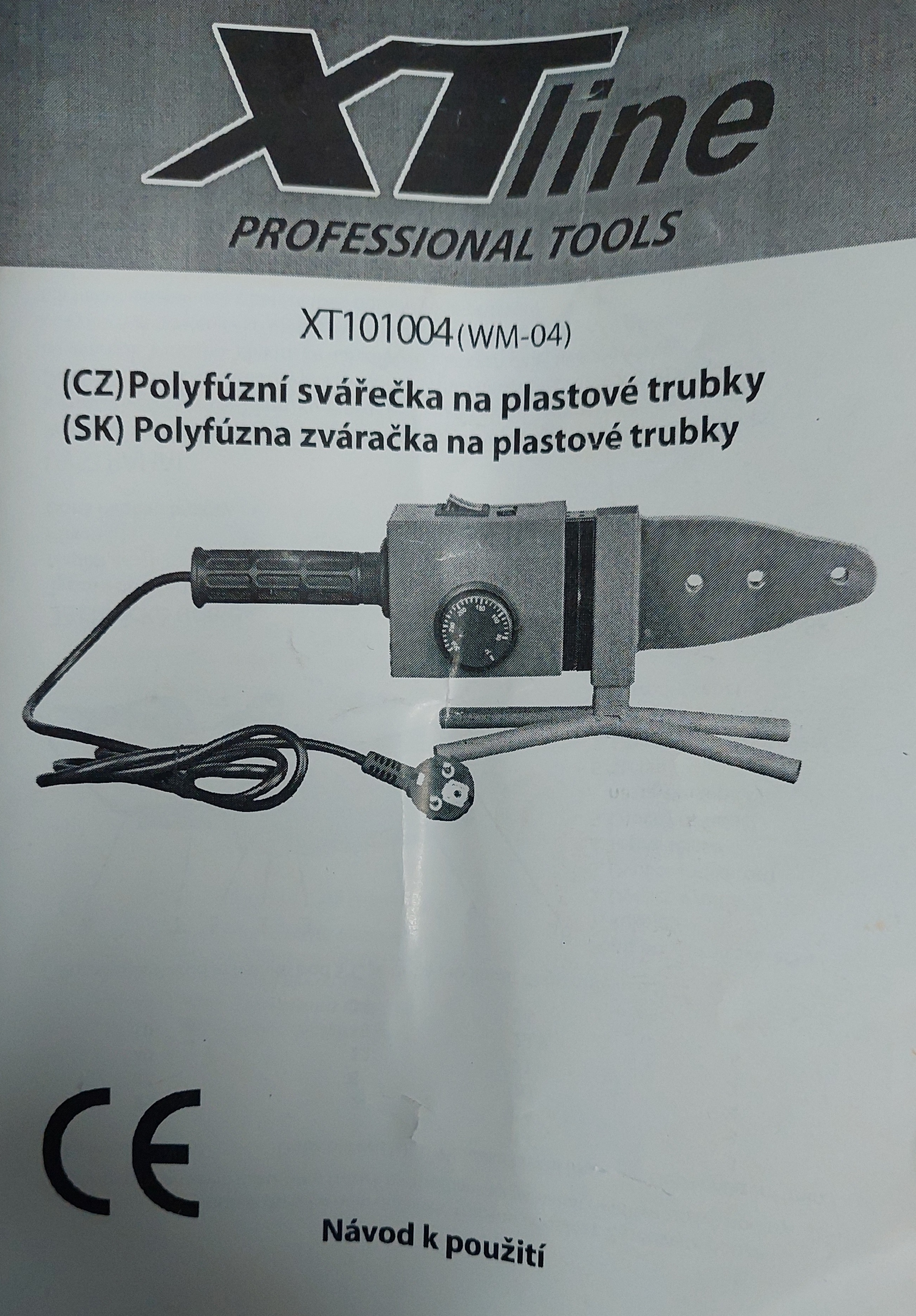 XTline Polyfúzní svářečka na plastové trubky XT101004 (WM-04)