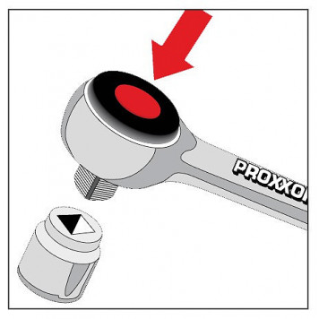 Proxxon Standardní ráčna 1/2", 23096