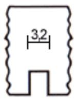Proxxon Drážkovací fréza ∅ 3,2 mm, 29024