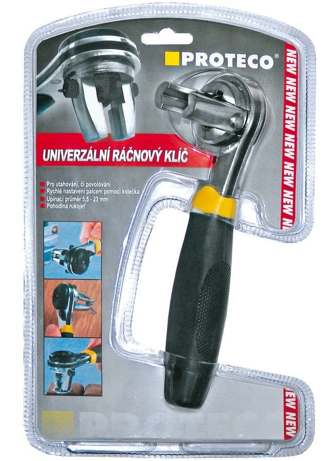 Univerzální ráčnový klíč Proteco, 5,5 - 23mm, 10.07-1000-05
