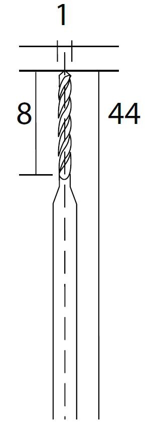 Proxxon Sada na opracování skla - 4 dílná, 28920