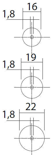 Proxxon Pilové kotoučky z pružinové oceli 3 ks + trn, 28830