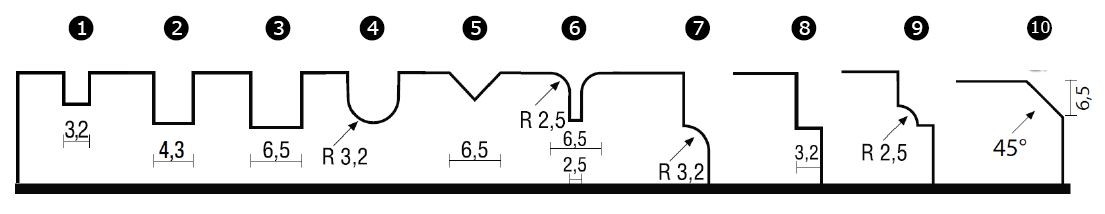 Proxxon Drážkovací fréza ∅ 3,2 mm, 29024