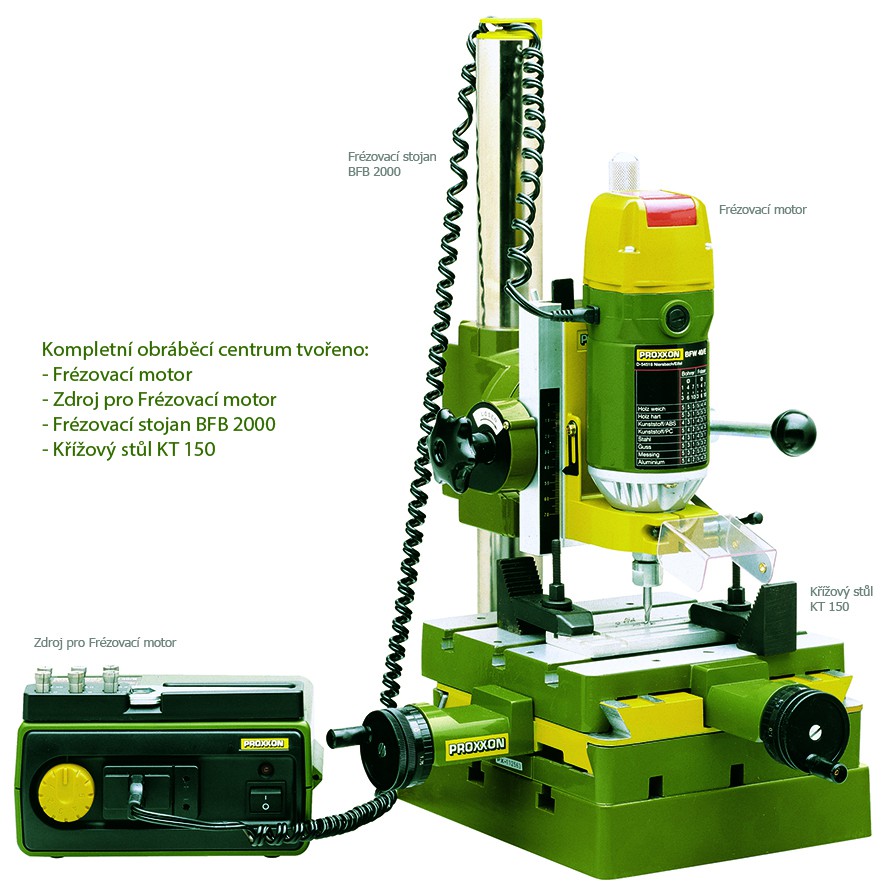 Proxxon Frézovací a vrtací stojan BFB 2000, 20000 