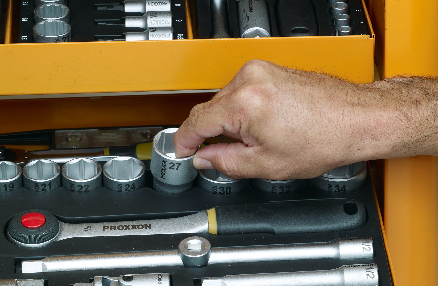 Proxxon Gola sada s 3/8" ráčnou - 24 ks, 23110