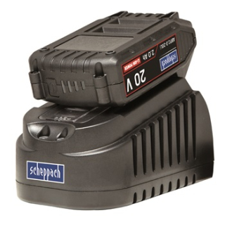 Scheppach SET 20V ABP2.0-20Li KIT A nabíječky 1,65 A a baterie 2 Ah, ABP2.0-20Li_KIT_A